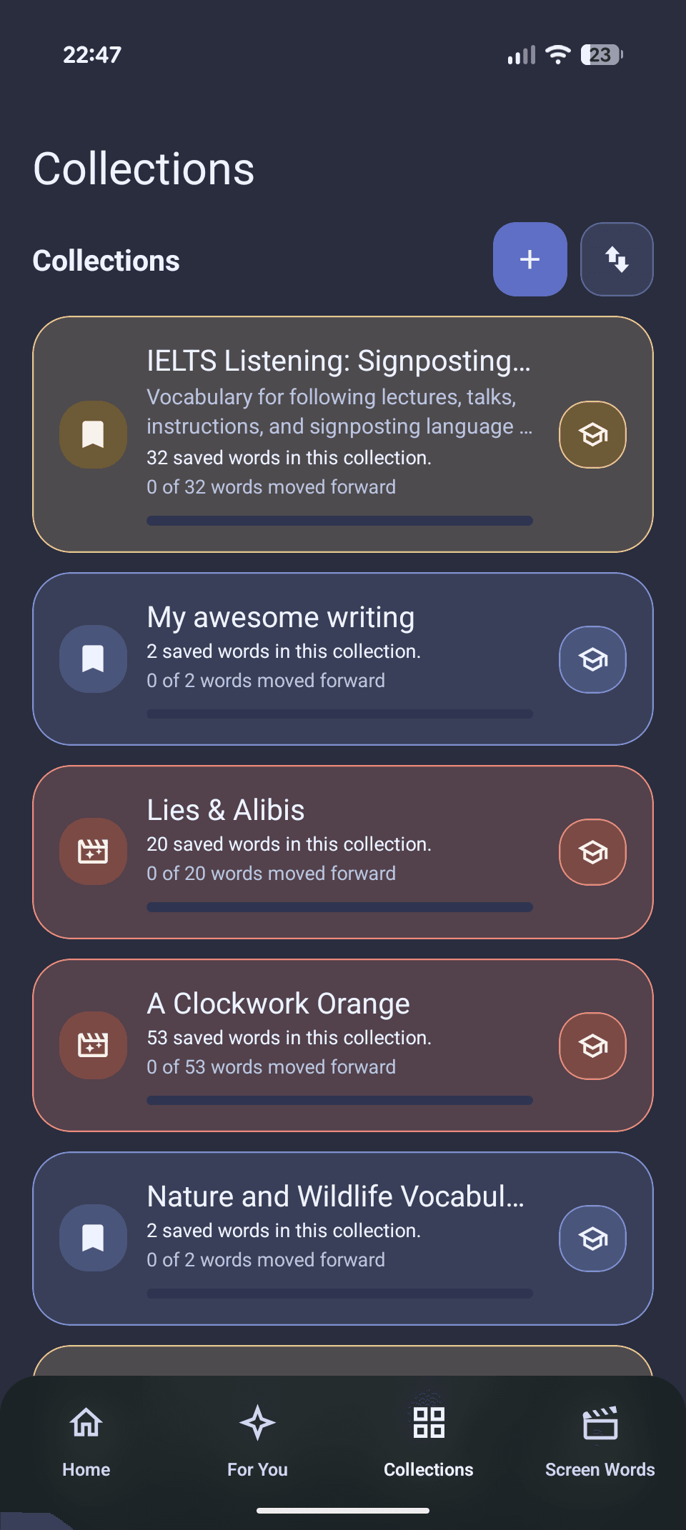 Slovnyx collections library